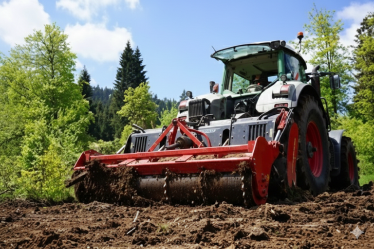 מרסקת גזם ואבן