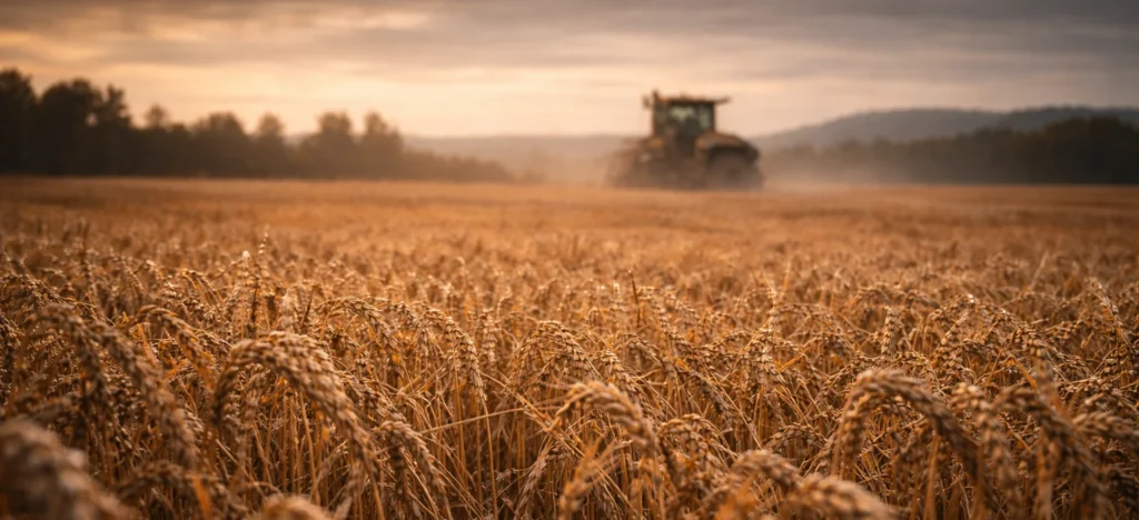 טרקטור בשדות
